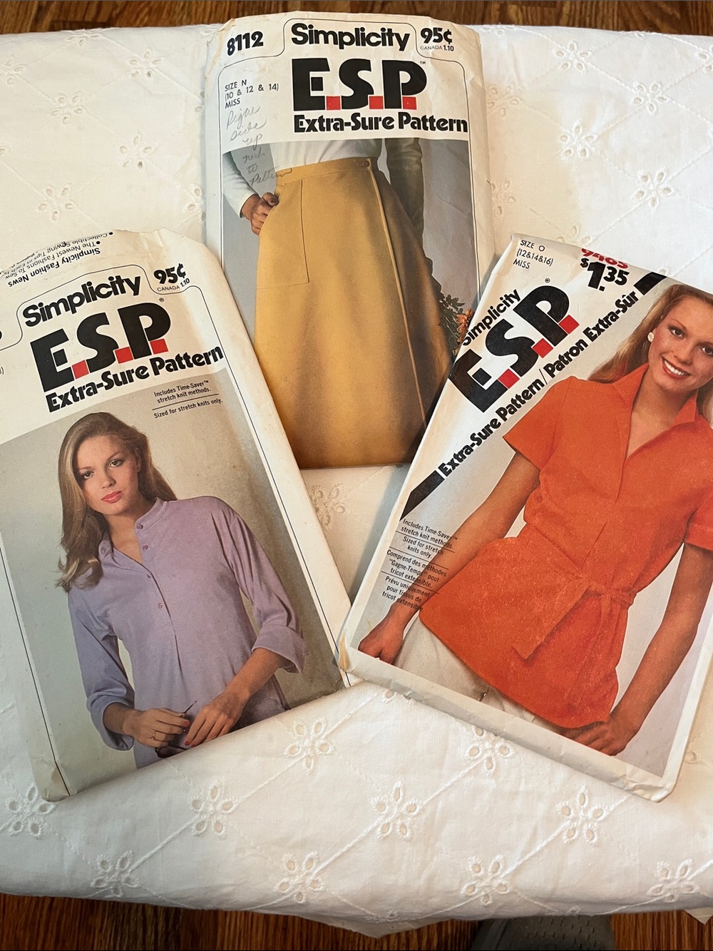 Vintage Simplicity E.S.P. Sewing Patterns 9025,9465,8112 Complete, Instructions